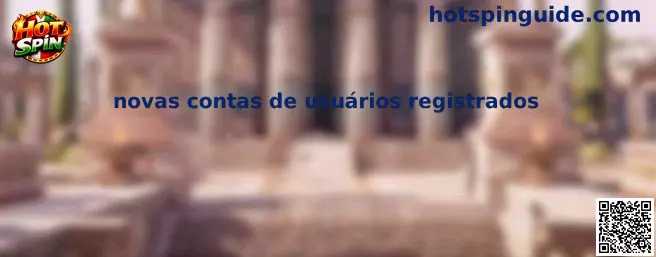 Novas contas de usuários registrados en Hot Spin
